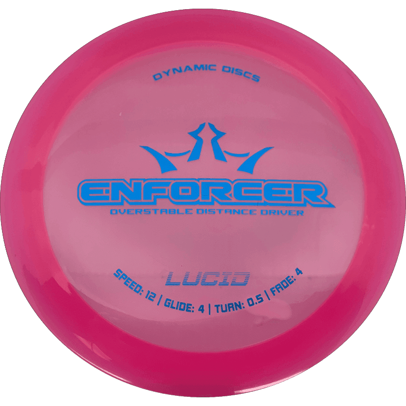 Dynamic Discs Enforcer - Lucid / 173g - Pink (Blue Foil)