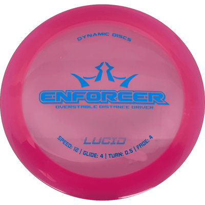 Dynamic Discs Enforcer Dynamic Discs Enforcer - Lucid / 173g - Pink (Blue Foil) - Skyline Disc Golf