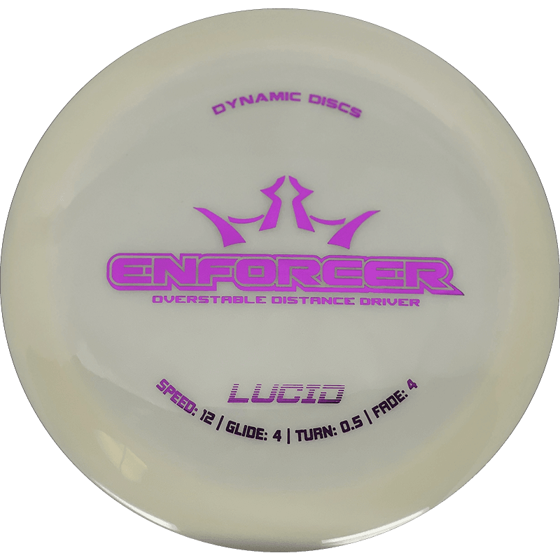 Dynamic Discs Enforcer Dynamic Discs Enforcer - Lucid / 174g - Pearl (Magenta Foil) - Skyline Disc Golf