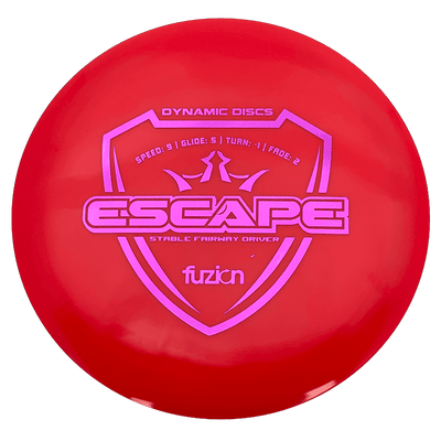 Dynamic Discs Escape Dynamic Discs Escape - Fuzion / 173g - Red (Magenta Foil) - Skyline Disc Golf