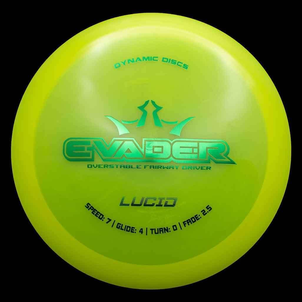 Dynamic Discs Evader - Lucid / 173g - Yellow (Lavender Foil) - Skyline Disc Golf