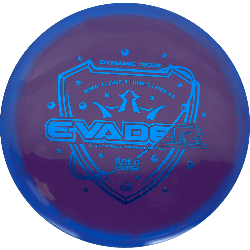 Dynamic Discs Evader Dynamic Discs Evader - Fuzion Orbit / 173g - Lavender w/ Blue Rim (Blue Foil) *1017* - Skyline Disc Golf