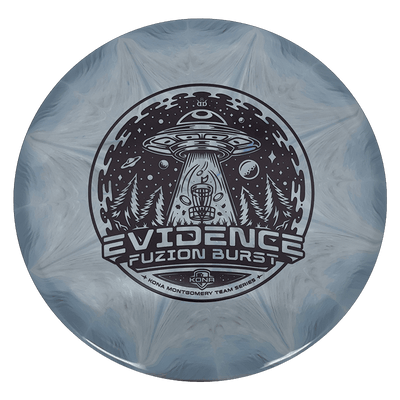 Dynamic Discs Evidence Dynamic Discs Evidence - Fuzion Orbit - Kona Montgomery Team Series / 173g - Gray Burst (Black) *1003* - Skyline Disc Golf