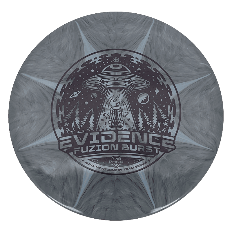 Dynamic Discs Evidence - Fuzion Orbit - Kona Montgomery Team Series / 173g - Gray Burst (Black) *1005*