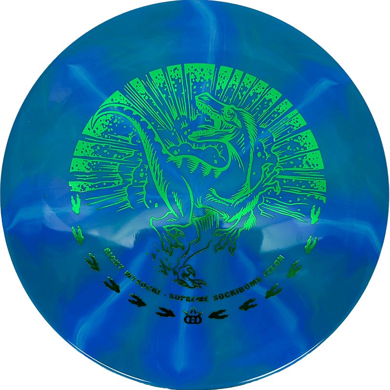 Dynamic Discs Sockibomb Felon Dynamic Discs Sockibomb Felon - Supreme Burst / 175g - Blue Burst (Green Foil) - Skyline Disc Golf