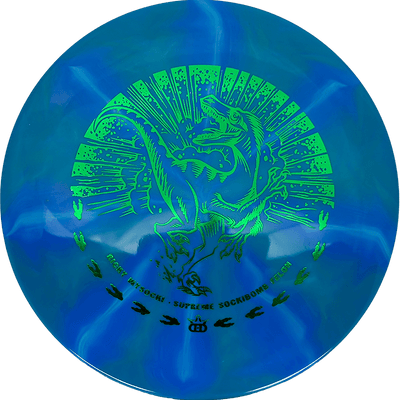 Dynamic Discs Sockibomb Felon Dynamic Discs Sockibomb Felon - Supreme Burst / 175g - Blue Burst (Green Foil) - Skyline Disc Golf