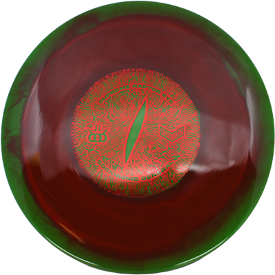 Dynamic Discs General Dynamic Discs General - Supreme Raptor Eye / 174g - Red w/ Green Rim (Red Foil) *010* - Skyline Disc Golf