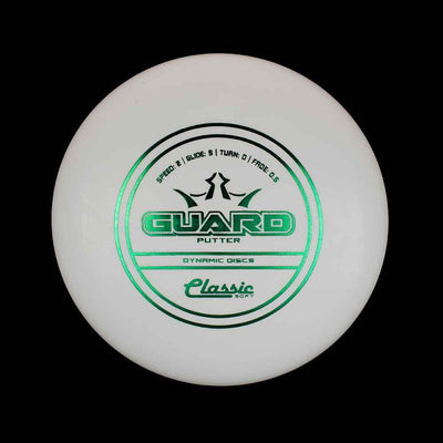 Dynamic Discs Guard Dynamic Discs Guard - Classic Soft / 174g - White (Green Foil) - Skyline Disc Golf