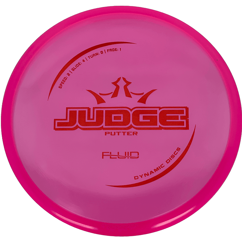 Dynamic Discs Judge Dynamic Discs Judge - Fluid / 174g - Pink (Red) - Skyline Disc Golf