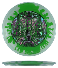 Dynamic Discs Justice - Lucid-Ice SplaDDer / 173g - Blue (Orange/Magenta/Black) - Skyline Disc Golf