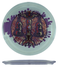 Dynamic Discs Justice - Lucid-Ice SplaDDer / 174g - Purple (Red/Gold Shatter/Black) - Skyline Disc Golf