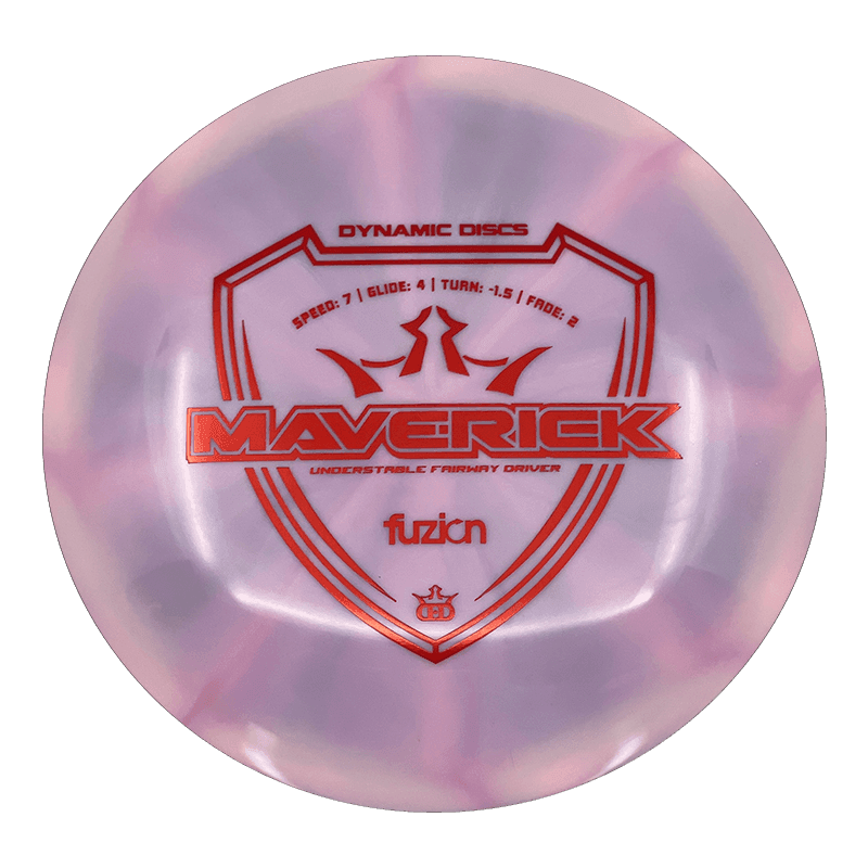 Dynamic Discs Maverick Dynamic Discs Maverick - Fuzion Burst / 173g - Lavender/Pink Burst (Red Foil) - Skyline Disc Golf