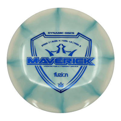 Dynamic Discs Maverick Dynamic Discs Maverick - Fuzion Burst / 174g - Blue/White Burst (Blue Foil) - Skyline Disc Golf