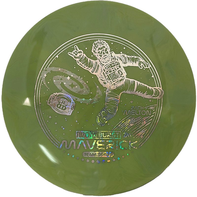 Dynamic Discs Maverick Dynamic Discs Maverick - Fuzion-X Burst - Zach Melton Team Series / 174g - Pea Green (Moneystamp) - Skyline Disc Golf