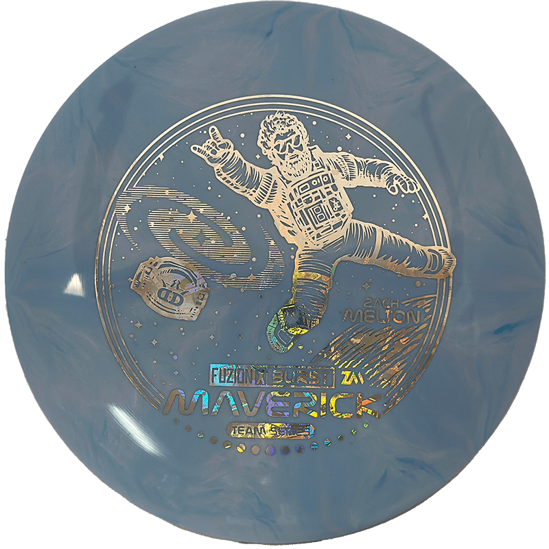 Dynamic Discs Maverick Dynamic Discs Maverick - Fuzion-X Burst - Zach Melton Team Series / 174g - Sky Blue (Moneystamp) - Skyline Disc Golf