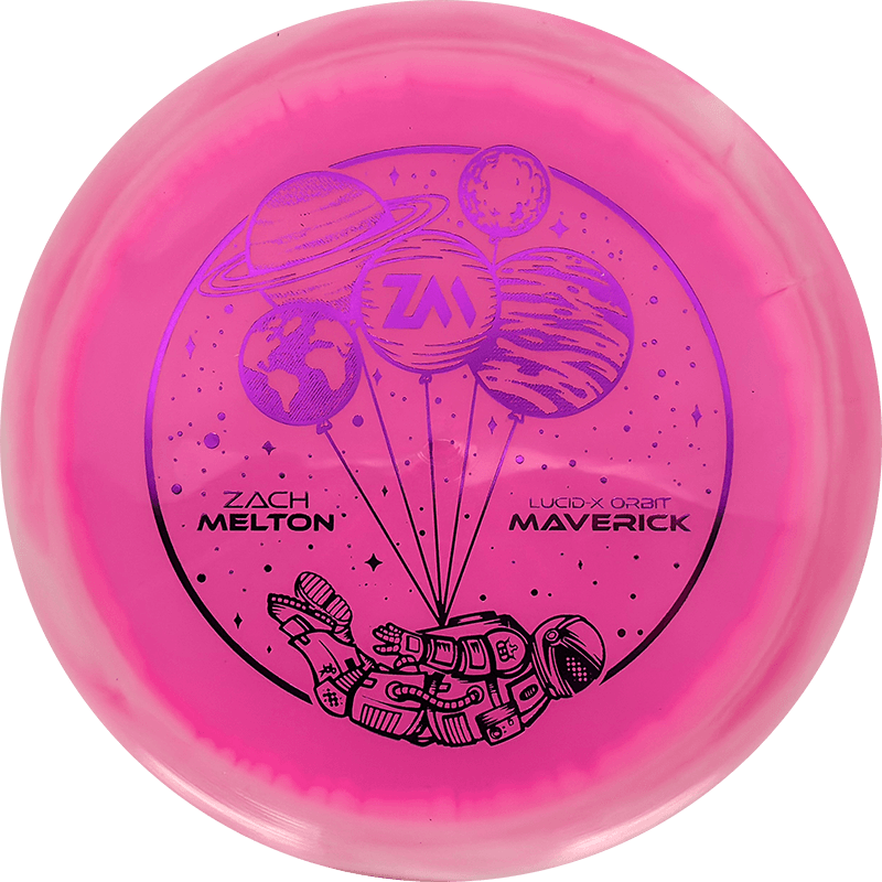 Dynamic Discs Maverick Dynamic Discs Maverick - Lucid-X Orbit - Zach Melton Team Series / 176g - Pink (Magenta Foil) *1033* - Skyline Disc Golf