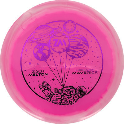 Dynamic Discs Maverick Dynamic Discs Maverick - Lucid-X Orbit - Zach Melton Team Series / 176g - Pink (Magenta Foil) *1034* - Skyline Disc Golf