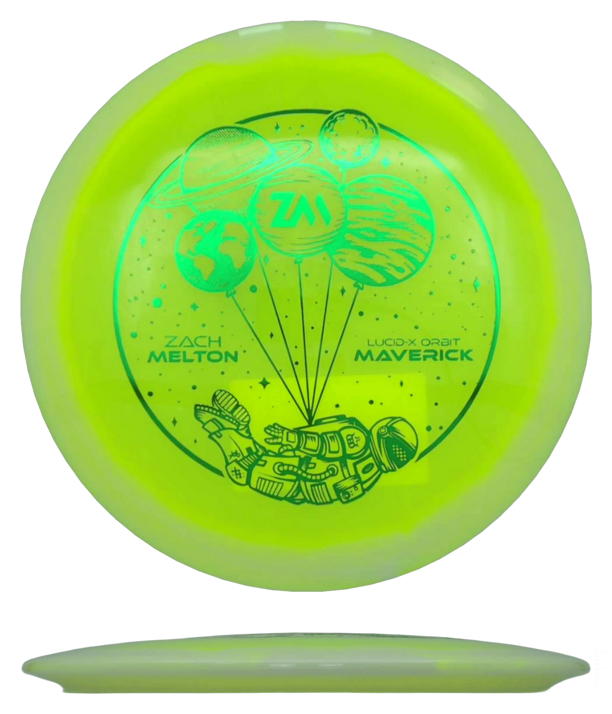 Dynamic Discs Maverick - Fuzion-X Burst - Zach Melton Team Series / 176g - Orange (Rasta Foil) - Skyline Disc Golf