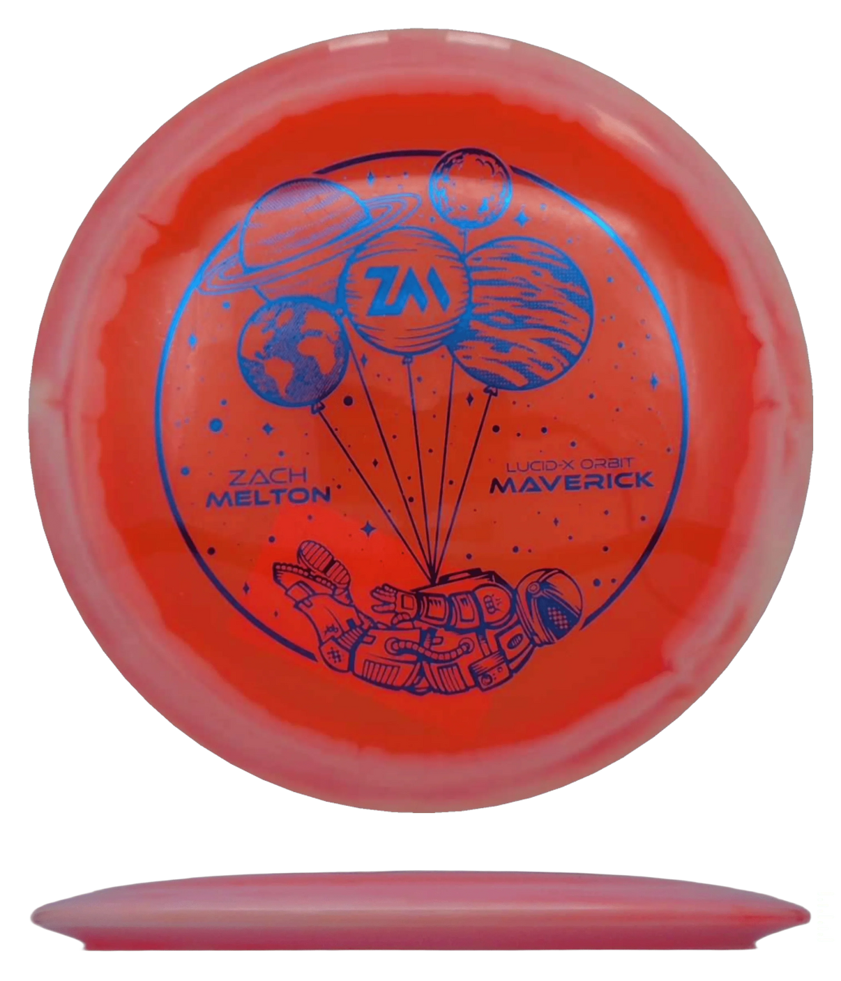 Dynamic Discs Maverick - Fuzion-X Burst - Zach Melton Team Series / 176g - Lavender (Green Disco) - Skyline Disc Golf