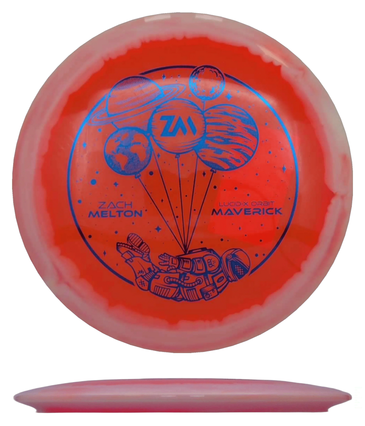 Dynamic Discs Maverick - Fuzion-X Burst - Zach Melton Team Series / 175g - Green (Magenta Shatter) - Skyline Disc Golf