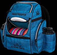 Scratched Camo Blue Dynamic Discs Paratrooper Backpack - Skyline Disc Golf