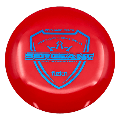 Dynamic Discs Sergeant Dynamic Discs Sergeant - Fuzion / 171g - Red (Blue Foil) - Skyline Disc Golf