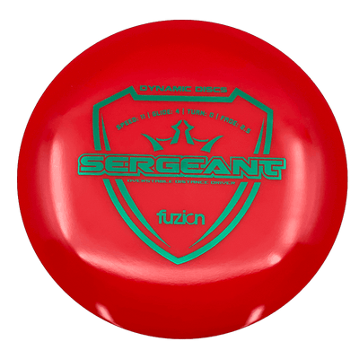 Dynamic Discs Sergeant Dynamic Discs Sergeant - Fuzion / 174g - Red (Green Foil) - Skyline Disc Golf