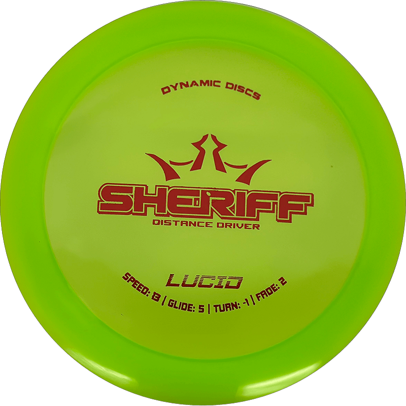 Dynamic Discs Sheriff Dynamic Discs Sheriff - Lucid / 171g - Lime Green (Red) - Skyline Disc Golf