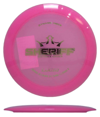 Dynamic Discs Sheriff - Lucid / 173g - Hot Pink Glitter (Gold Foil) - Skyline Disc Golf