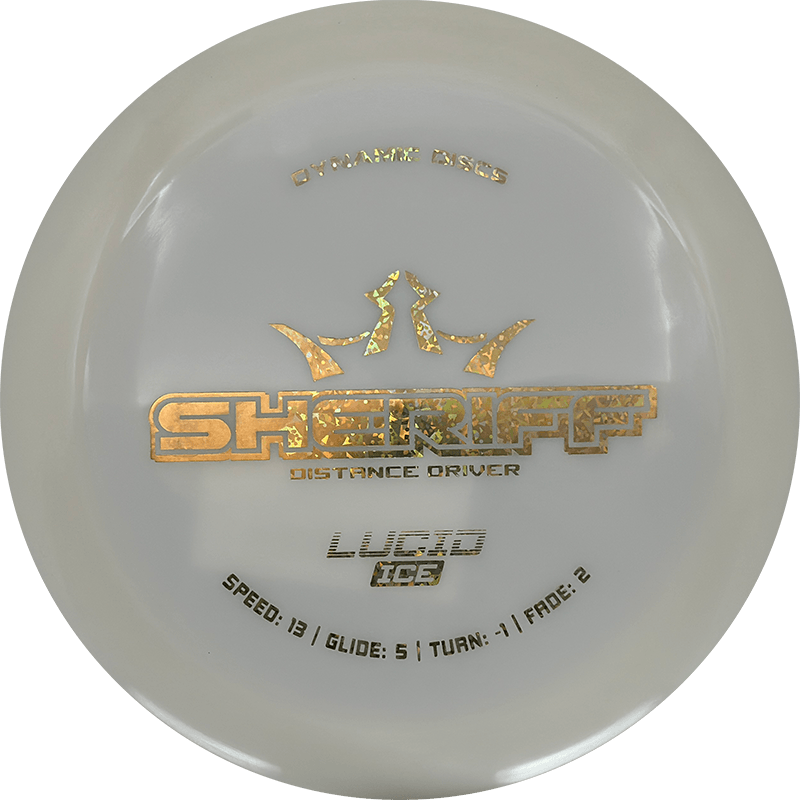 Dynamic Discs Sheriff Dynamic Discs Sheriff - Lucid Ice / 173g - Pearl (Gold Shatter) - Skyline Disc Golf