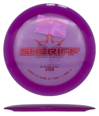 Dynamic Discs Sheriff - Lucid Ice / 173g - Purple (Red Foil) *061* - Skyline Disc Golf