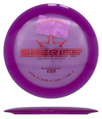 173g - Purple (Red Foil) *061* Lucid Ice Dynamic Discs Sheriff - Skyline Disc Golf