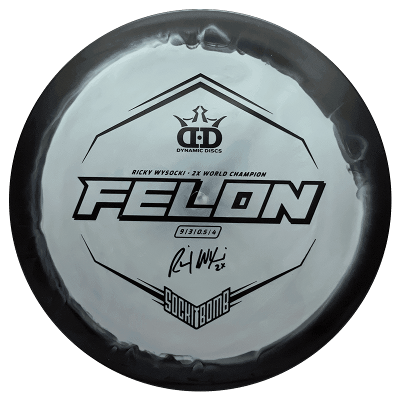 Dynamic Discs Sockibomb Felon - Fuzion Orbit / 176g - Black (Black) *1042*
