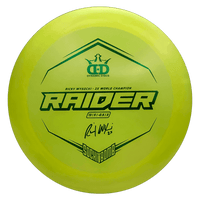 175g - Yellow (Green Foil) Lucid Ice Glimmer Dynamic Discs Sockibomb Raider - Skyline Disc Golf