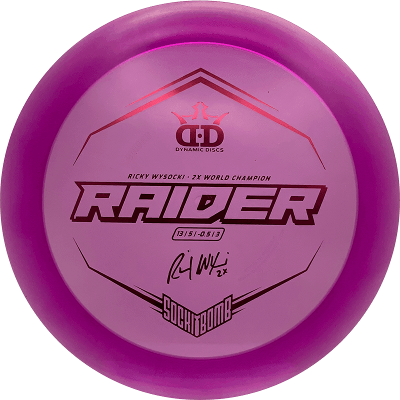 Dynamic Discs Sockibomb Raider - Lucid / 175g - Purple (Red Foil)