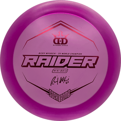 Dynamic Discs Sockibomb Raider Dynamic Discs Sockibomb Raider - Lucid / 175g - Purple (Red Foil) - Skyline Disc Golf