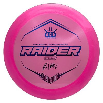 Dynamic Discs Sockibomb Raider Dynamic Discs Sockibomb Raider - Lucid Ice Glimmer / 173g - Pink (Blue Foil) - Skyline Disc Golf