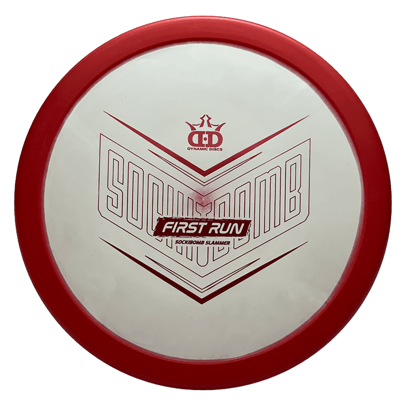 Dynamic Discs Sockibomb Slammer Dynamic Discs Sockibomb Slammer - Classic Supreme Orbit / 174g - Red (Red Foil) *1003* - Skyline Disc Golf