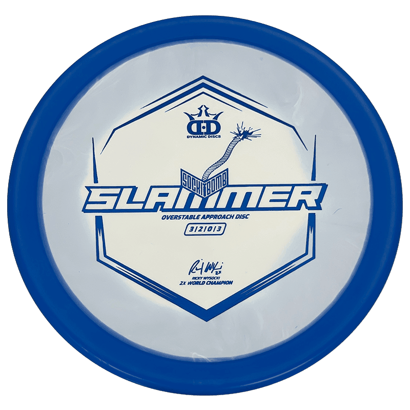 Dynamic Discs Sockibomb Slammer - Classic Supreme Orbit / 175g - Blue (Blue - Ignite Stamp v1) *1051*