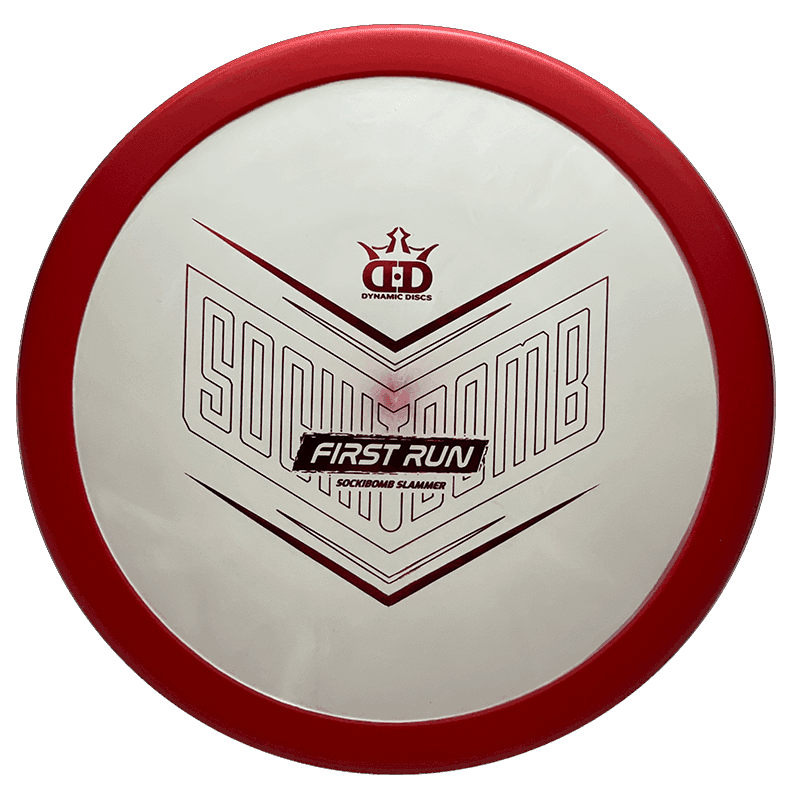 Dynamic Discs Sockibomb Slammer - Classic Supreme Orbit / 175g - Red (Red Foil) *1009*