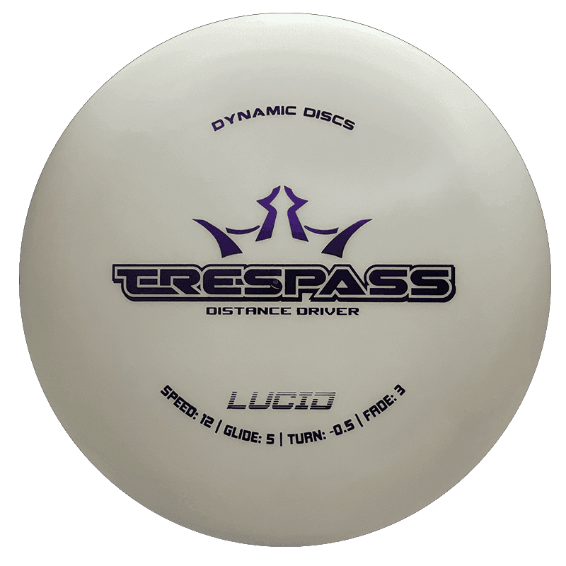 175g - White (Blue Foil) Lucid Dynamic Discs Trespass - Skyline Disc Golf
