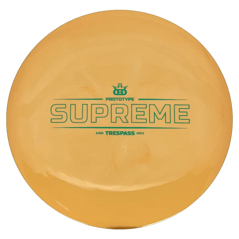 Dynamic Discs Trespass - Supreme / 175g - Apricot (Green Foil) - Skyline Disc Golf