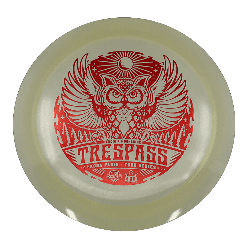Dynamic Discs Trespass - Kona Panis Tour Series - Lucid-X Moonshine / 173g - Glow (Red Foil) - Skyline Disc Golf