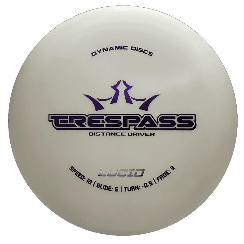 Dynamic Discs Trespass - Lucid / 175g - White (Blue Foil)