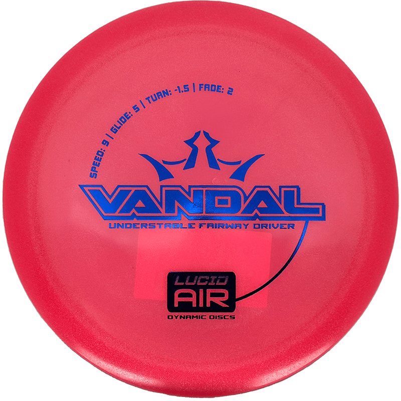 Dynamic Discs Vandal Dynamic Discs Vandal - Lucid Air / 158g - Pink (Blue Foil) - Skyline Disc Golf