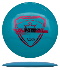Dynamic Discs Vandal - Fuzion-X / 173g - Blue (Blue Foil - Valerie Mandujano Texas Stamp) - Skyline Disc Golf