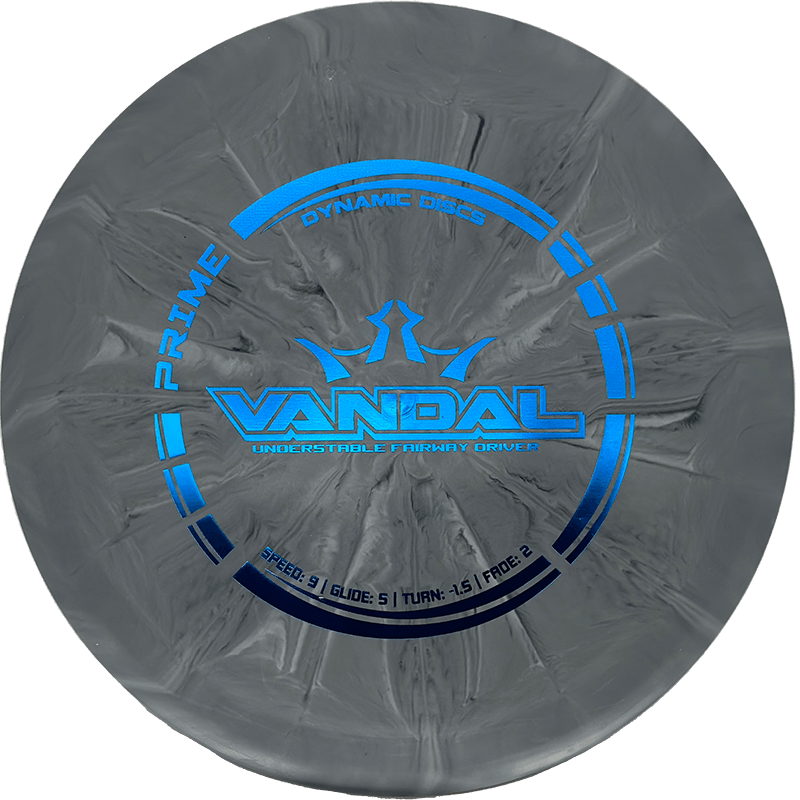 Dynamic Discs Vandal Dynamic Discs Vandal - Prime Burst / 173g - Gray Burst (Blue Foil) - Skyline Disc Golf