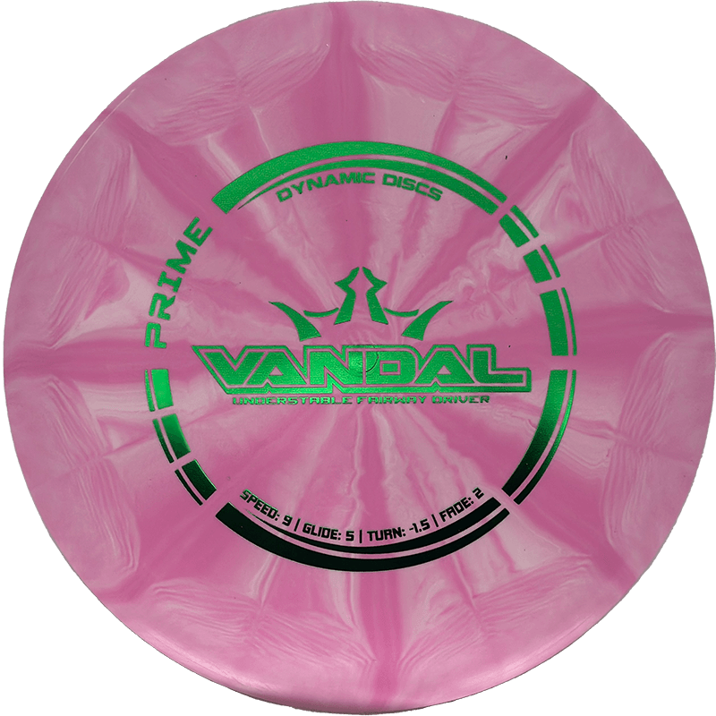 Dynamic Discs Vandal Dynamic Discs Vandal - Prime Burst / 173g - Pink Burst (Green Foil) - Skyline Disc Golf