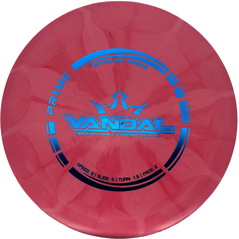 Dynamic Discs Vandal Dynamic Discs Vandal - Prime Burst / 173g - Red Burst (Blue Foil) - Skyline Disc Golf