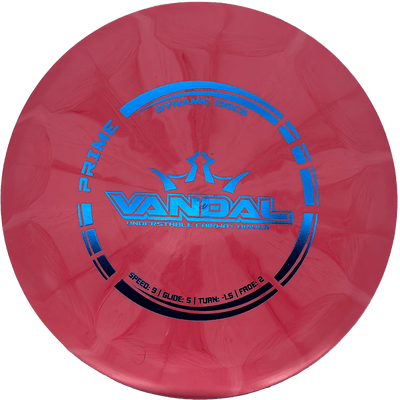 Dynamic Discs Vandal Dynamic Discs Vandal - Prime Burst / 173g - Red Burst (Blue Foil) - Skyline Disc Golf